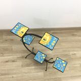 Vintage metal plant holder