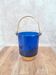Seau à glace bleu cobalt – style Holmegaard / design scandinave 60–70