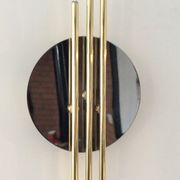 Série de 3 appliques en laiton des années 70