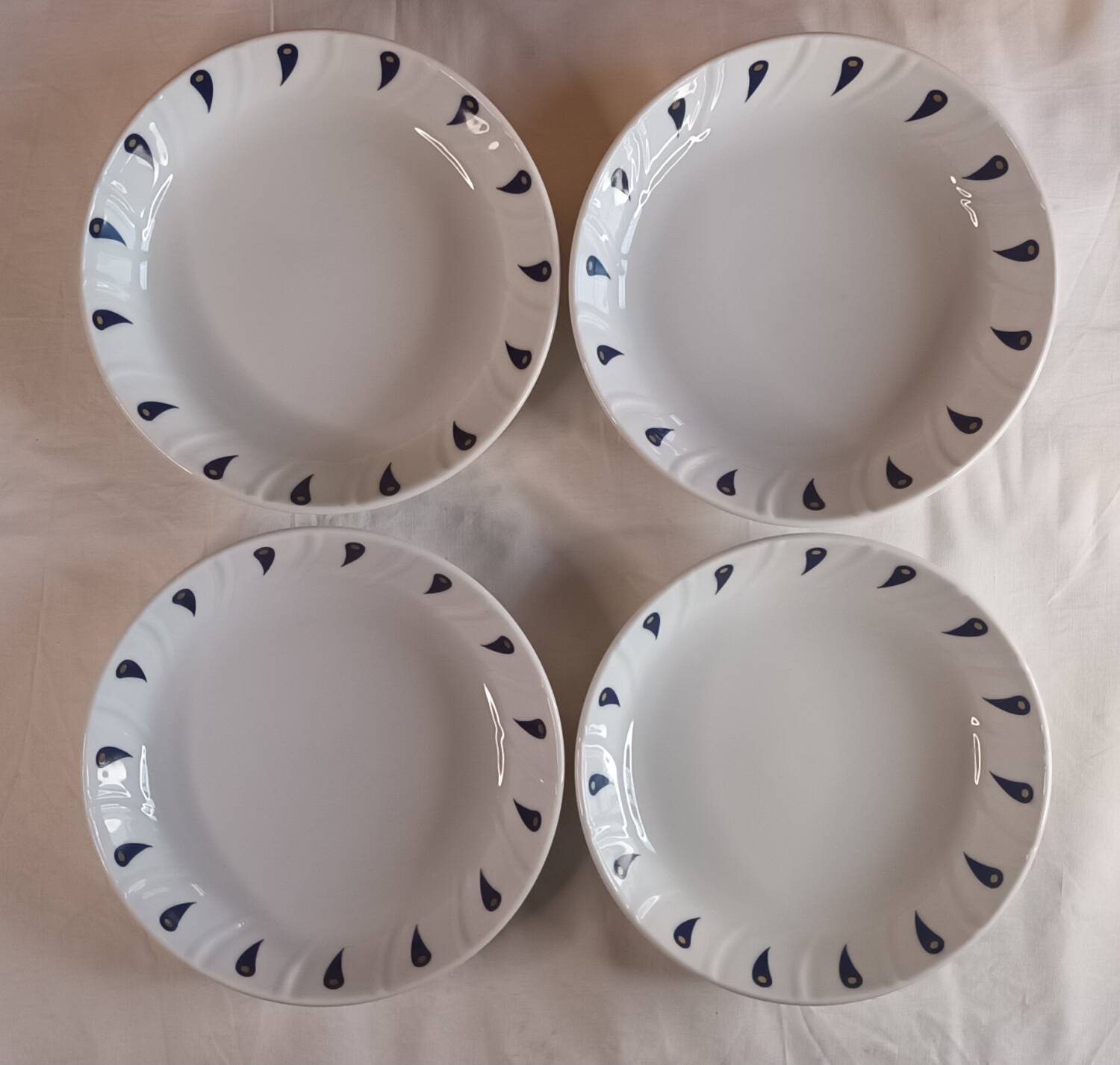 Jean Picart le Doux soup plates for Air France