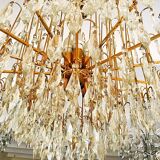 Italian Murano 1970 crystal chandelier