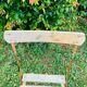 Set of 4 folding garden chairs