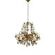 Vintage Italian Florentine Gold Gilt Tole Chandelier 1950’s 