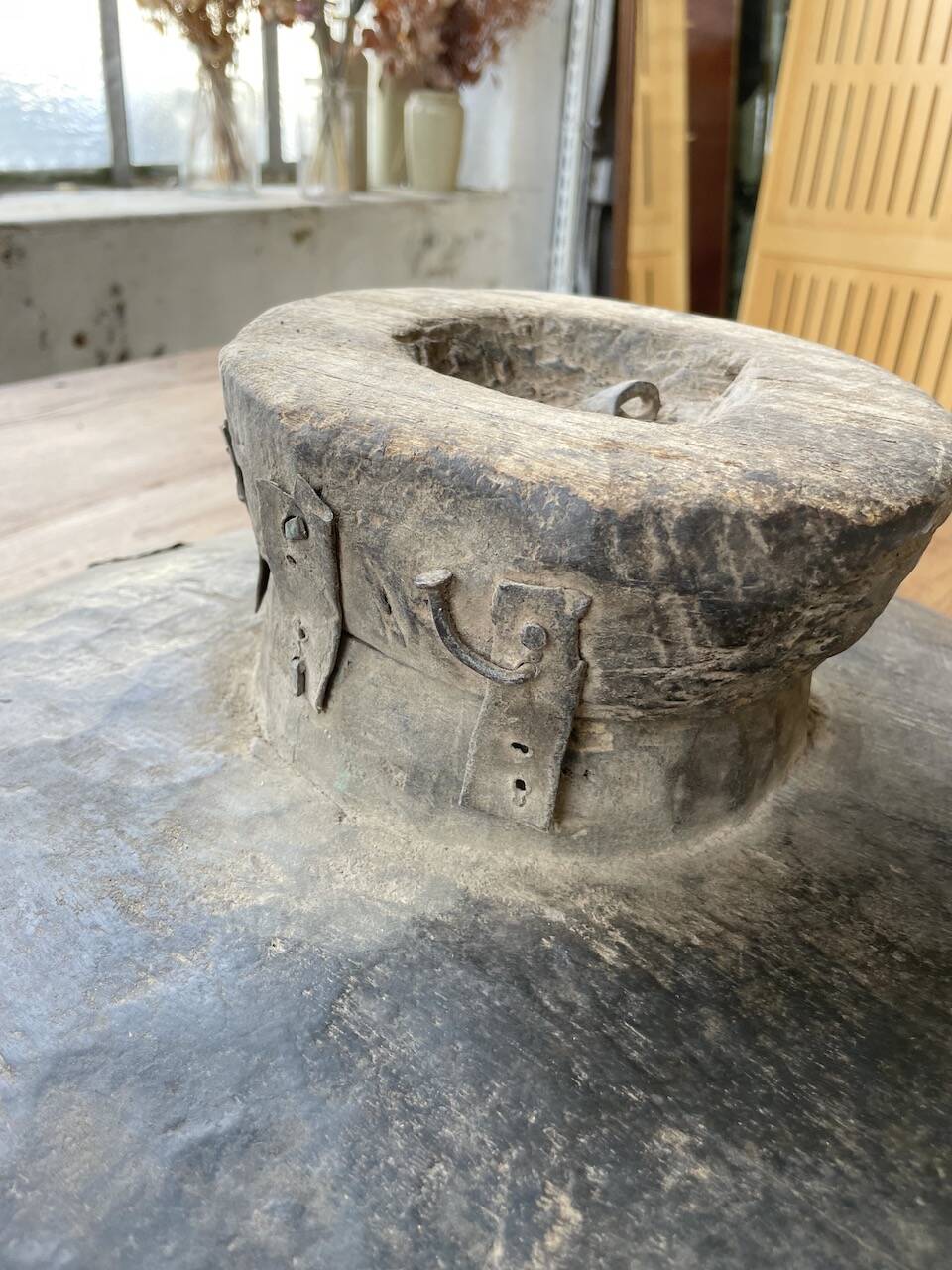 XL wooden Tuareg dish