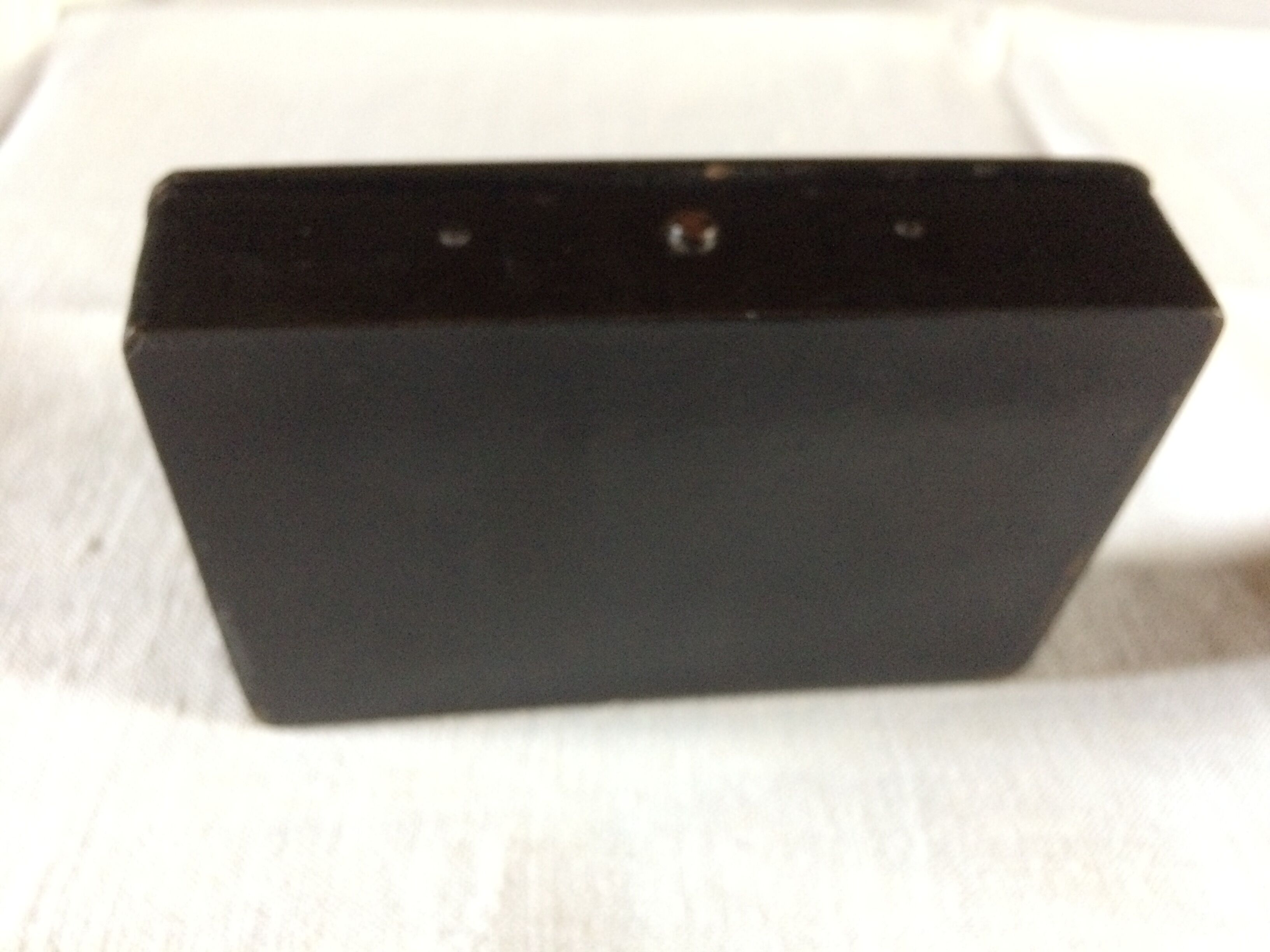 boiled cardboard box decorated Napoleon III