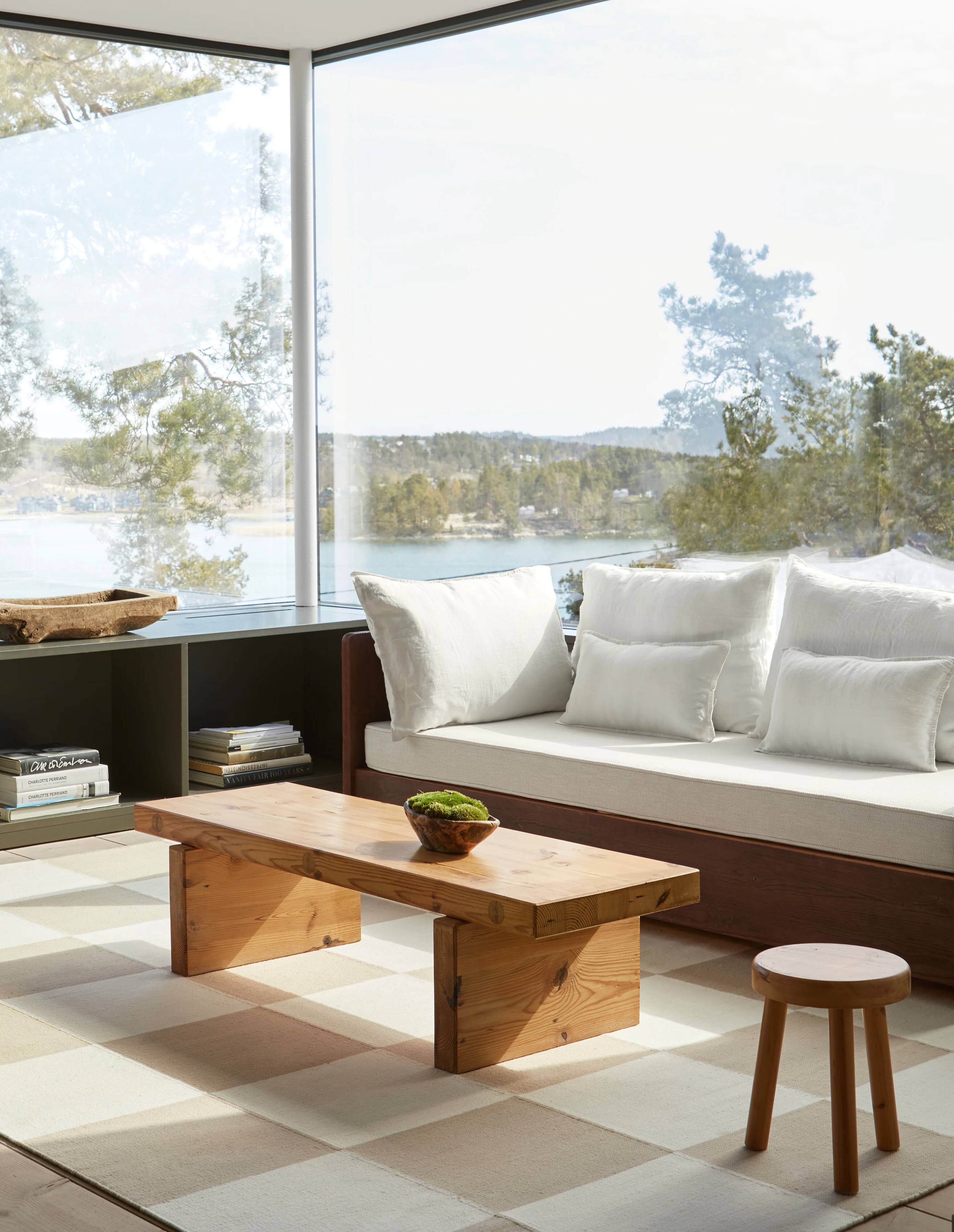 Vintage Swedish Mid Century Wooden Pine Bench by Roland Wilhelmsson, 1970s