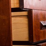 Danish teak chest of drawers, 4 drawers, by Borge Mogensen, Søborg Mobelfabrik.