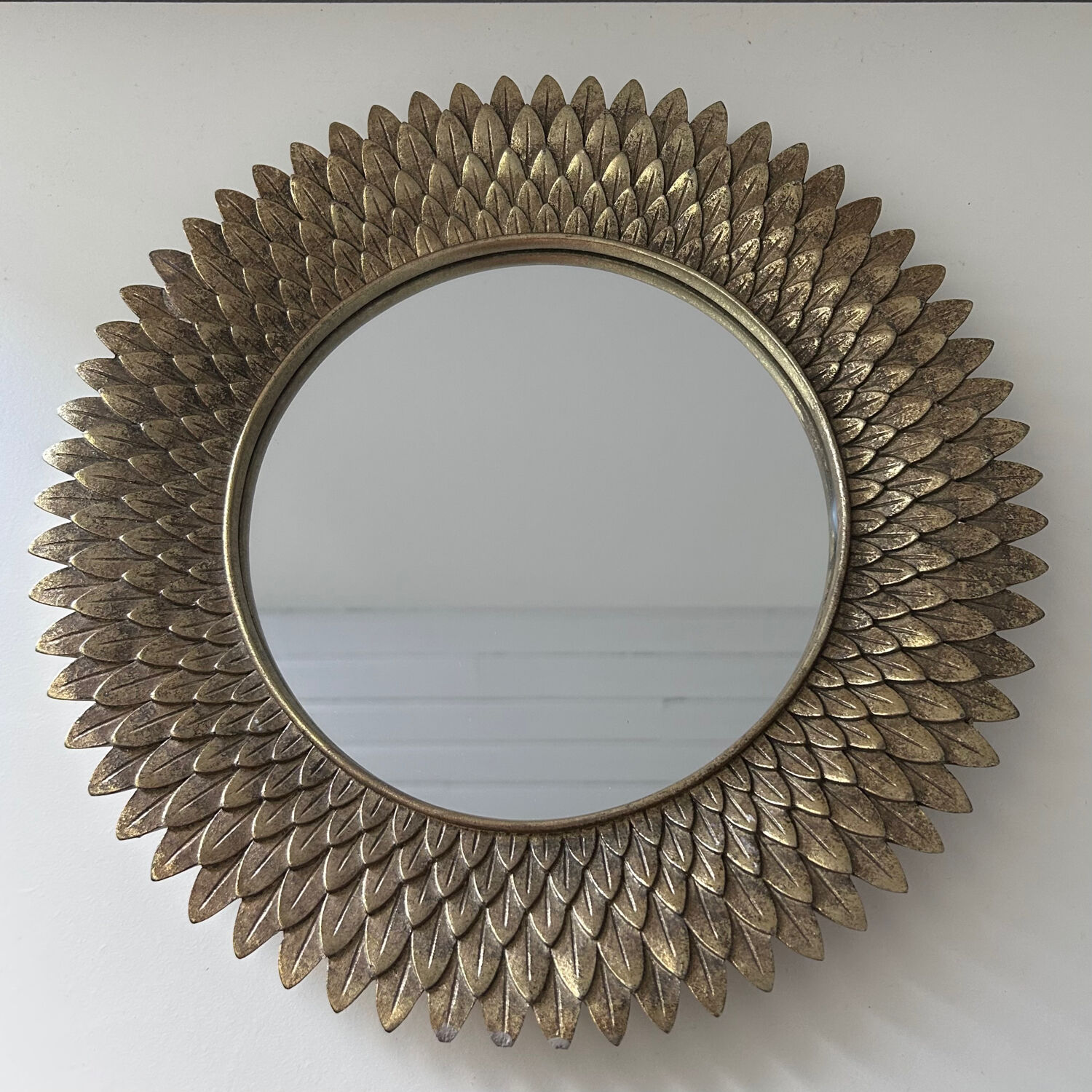 Golden sun mirror