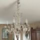 Vintage italian crystal chandelier, 1940s
