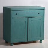 Ancienne commode de chambre vert émeraude (c.1920) #4