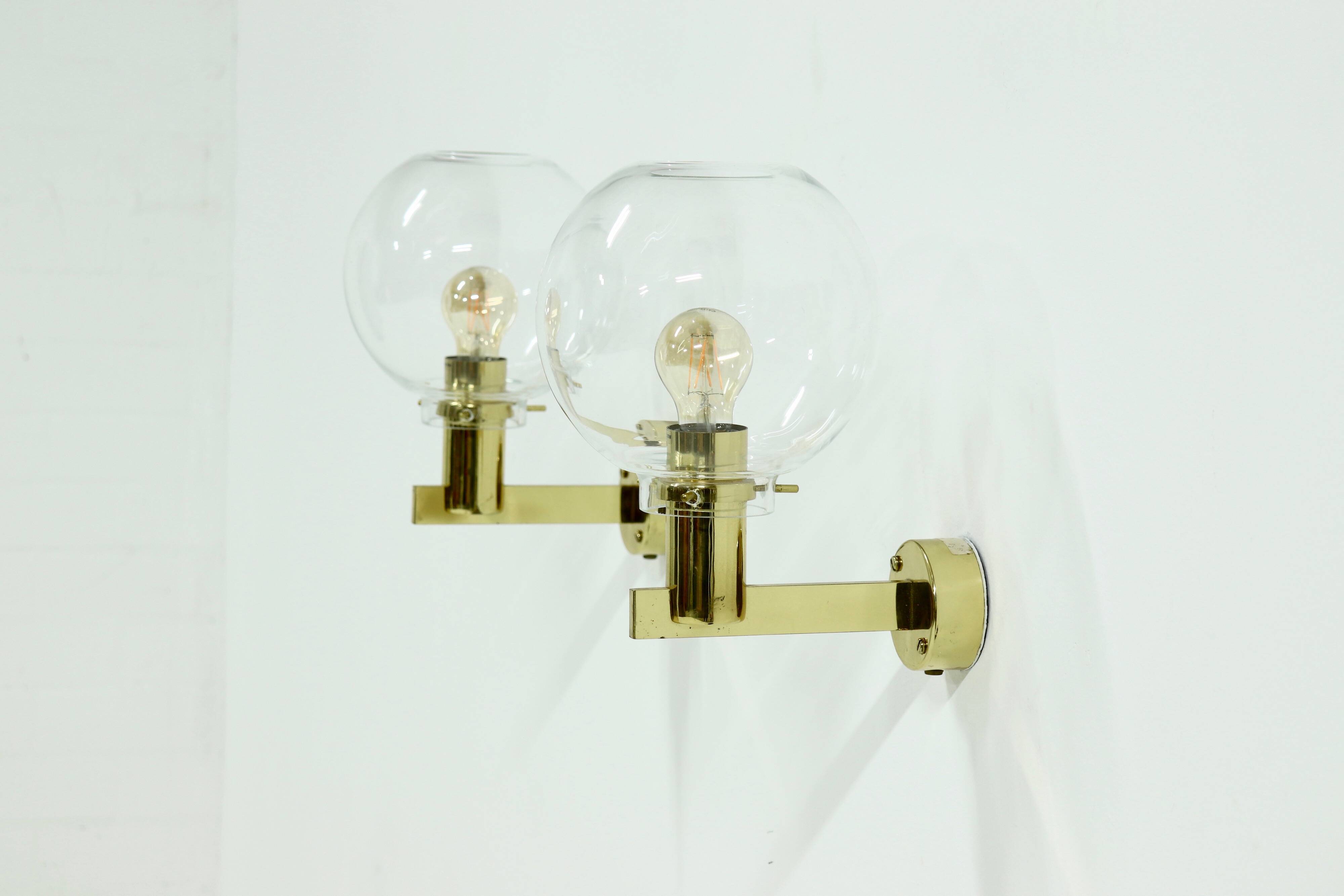 Pair of Wall Lamps by Hans-Agne Jakobsson for Markaryd 1960s