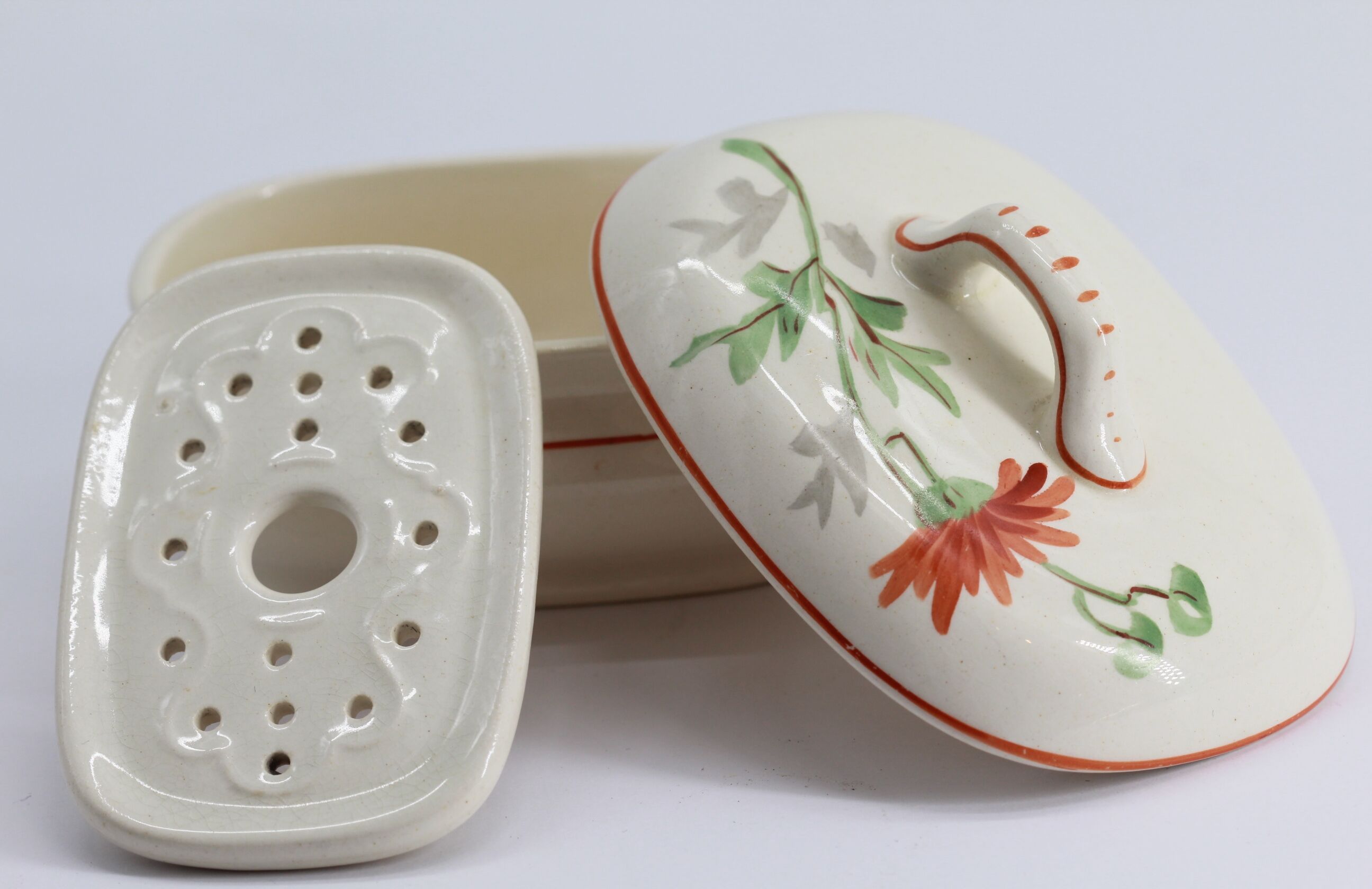 Old ceramic soap holder