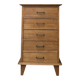 Petite commode vintage en chêne (restaurée)