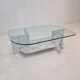 Italian Marble and Glass Coffee Table, 1980's