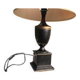 Bronzed ceramic lamp base