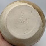 Soliflore ball vase in glazed ceramic