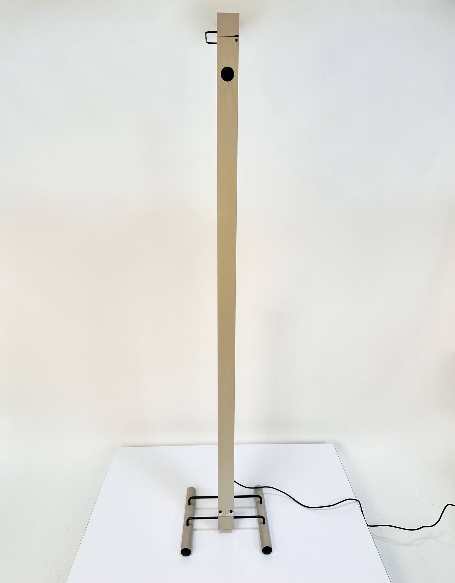 "Zagar" Halogen Floor Lamp, First Model in Metal by Silvio Carpani for Stilnovo, Italy 1978