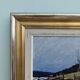 1948 Mid-Century Modern Swedish "Still" Vintage Landscape Oil Painting, Framed