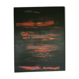 Oil on canvas, Christian Marie Moreau, 1980