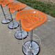 Set of 4 bar stools by Etienne Fermigier for MIRIMA