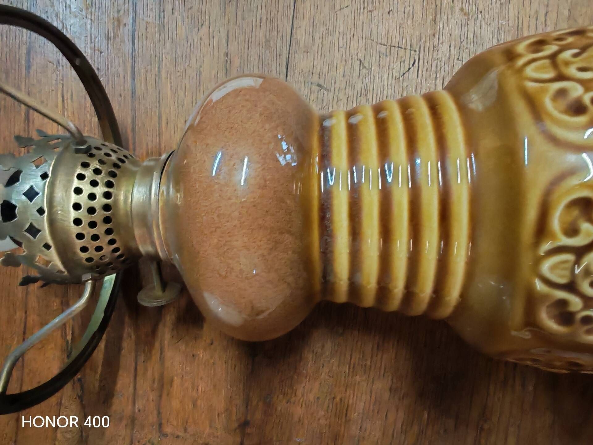 Mirostowice table lamp PRL Poland by Adam Sadulski 1970