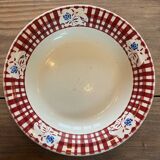 Plat rond creux Badonviller Cyrano