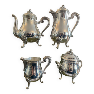 Christofle - mod. “pompadour” - 4 piece tea/coffee set