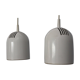 White Ceiling Lights, 1970s, Set of 2