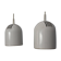 White Ceiling Lights, 1970s, Set of 2