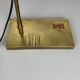 Brass Bauhaus Art Deco architectural Marcel Breuer style desk or table lamp