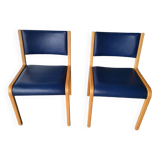 Pair of Vintage Bentwood Chairs by Wilhelm Ritz for Wilkhahn circa 1960 in very good condition