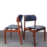 Chaise modèle 49 par Erik Buch, OD Møbler, danemark, années 1960