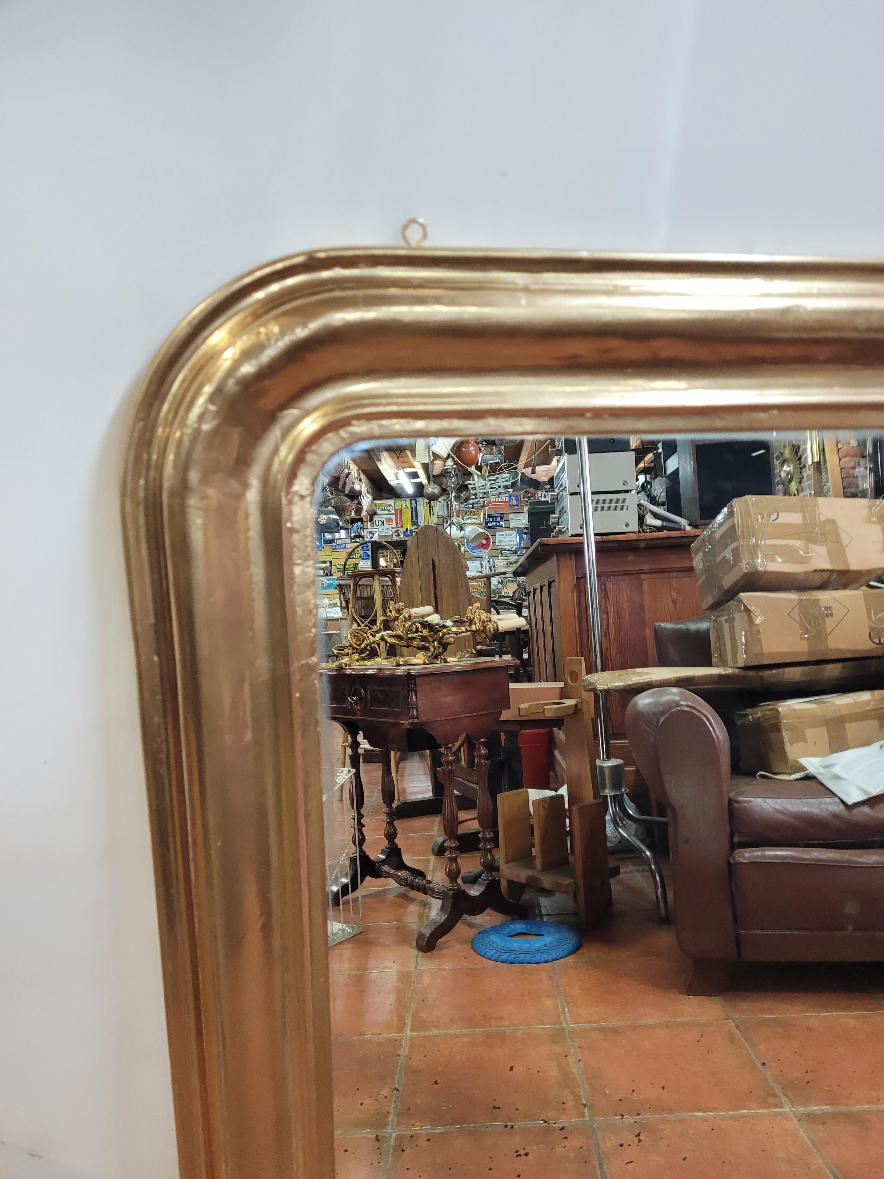 Mirror Louis Philippe old gilded 103x76cm