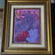 Abstract painting signed Bernard Ledain (1944-2024), mixed media on