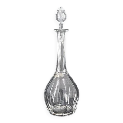 Carafe en cristal Saint Louis modèle Cerdagne, signée, excellent état.