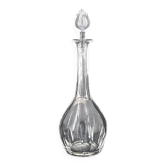 Crystal carafe Saint Louis model Cerdagne, signed, excellent condition.