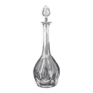 Carafe en cristal Saint Louis modèle Cerdagne, signée, excellent état.