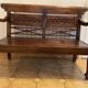 Indonesian wooden bench