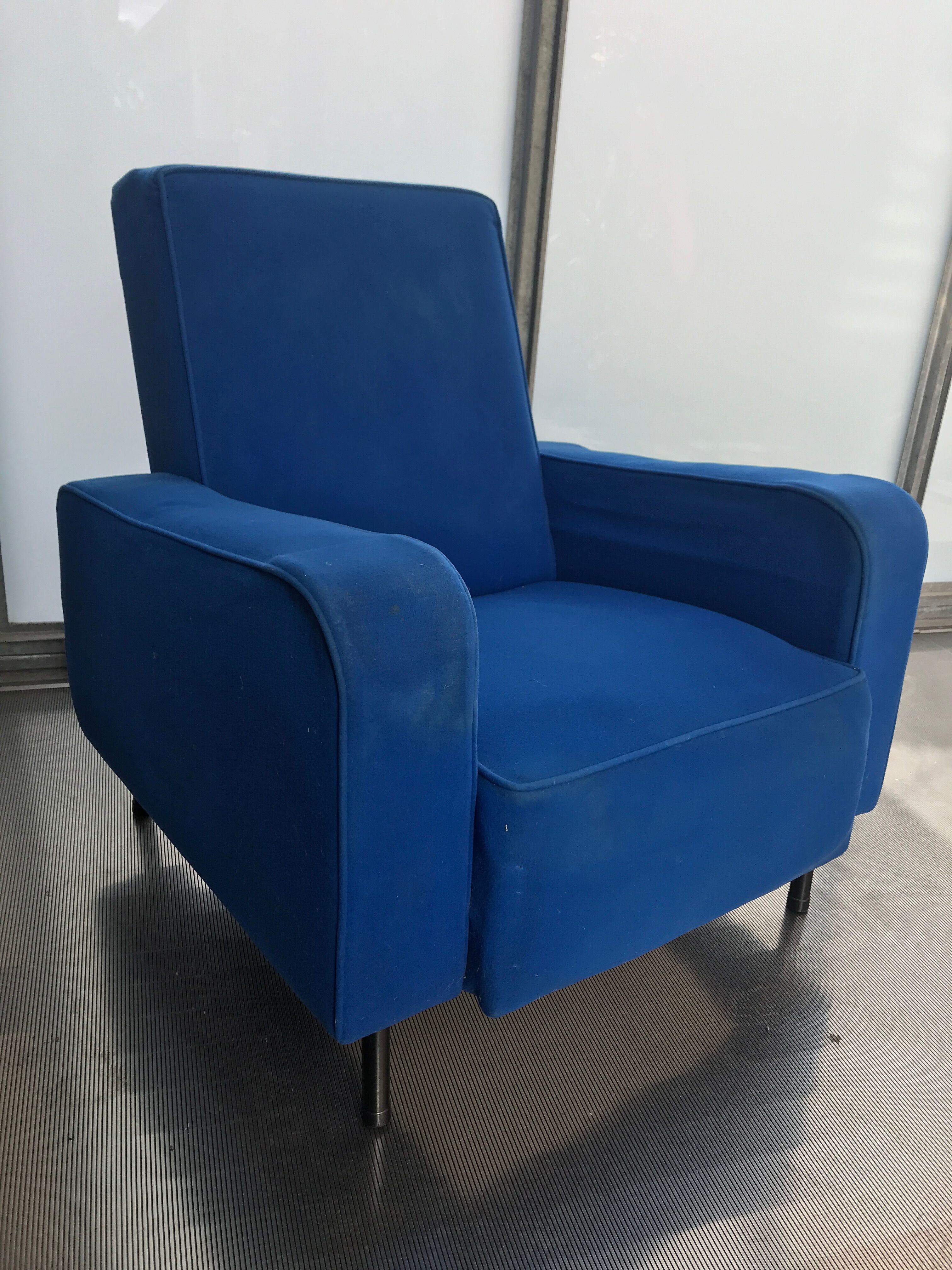Blue armchair 1950