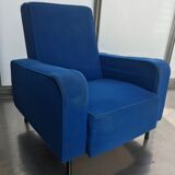 Fauteuil bleu 1950