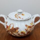 Limoges earthenware sugar bowl