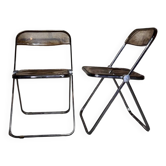 Pair of Plia chairs by Giancarlo Piretti