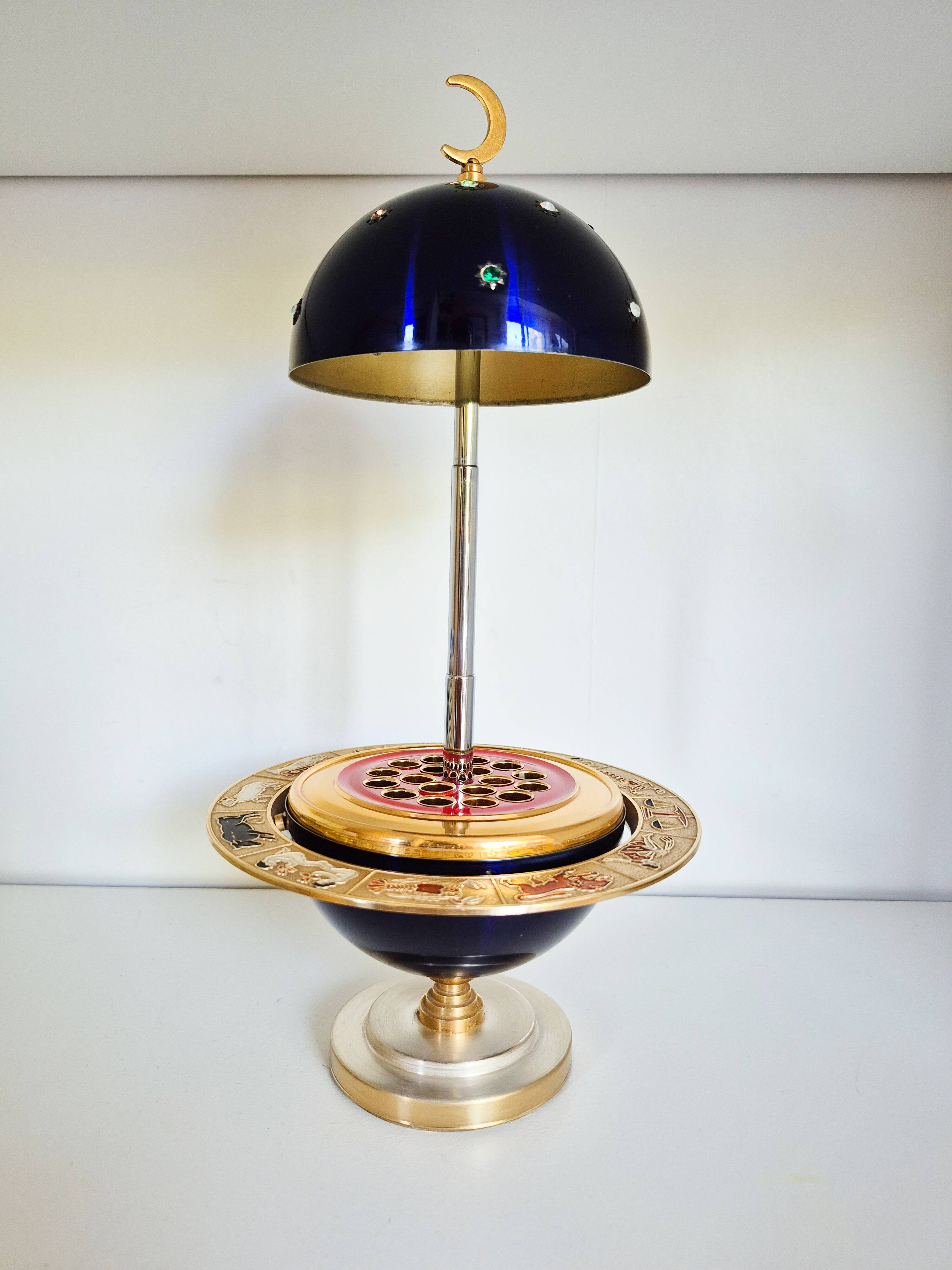 Distributor, Vintage Metal Cigarette Display, Zodiac
