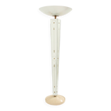 Emilio Lancia floor lamp mirror painted wood brass around 1940