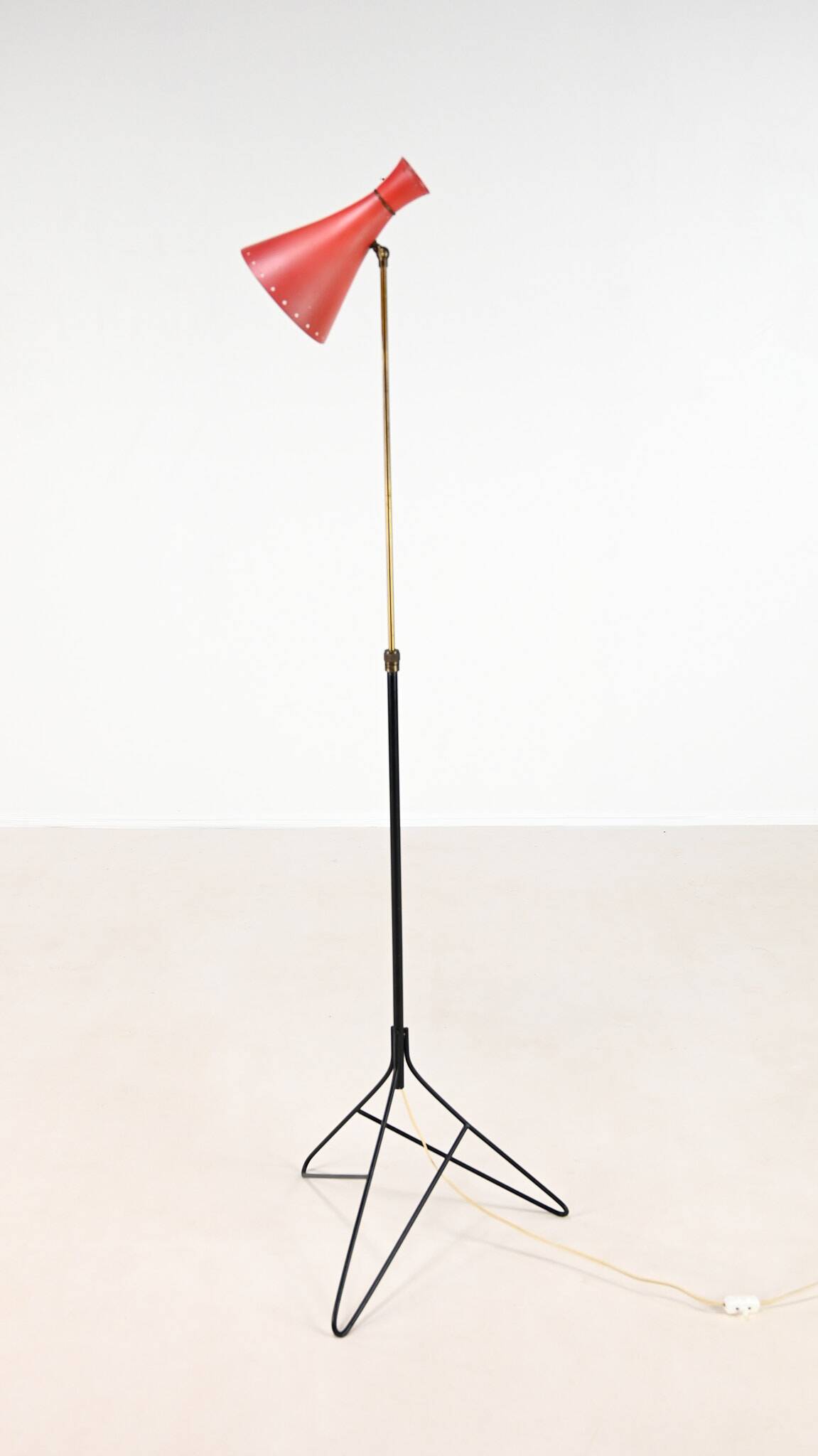 Lampadaire Diabolo dans le goût de Svend Aage Holm Sørensen, Danemark circa 1950