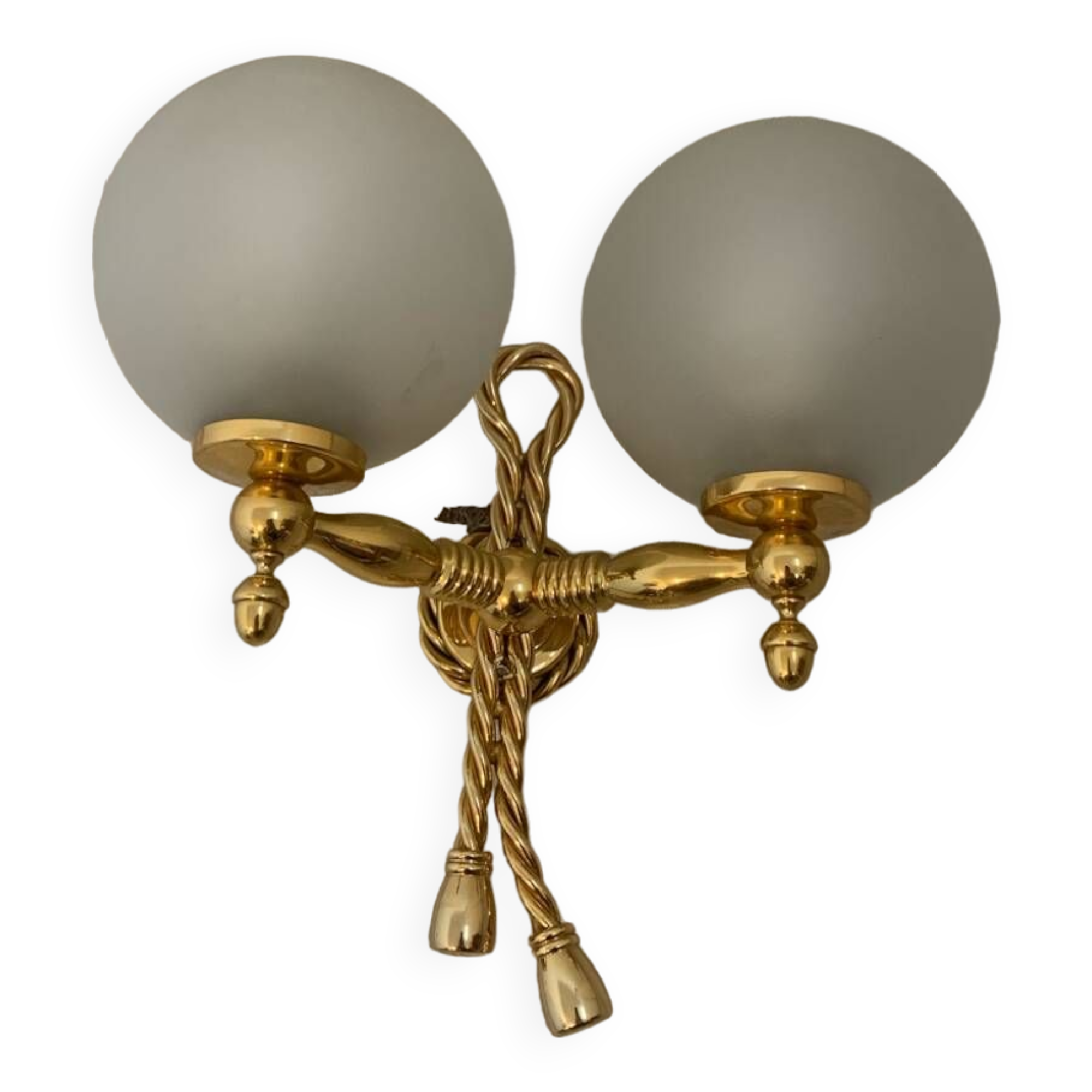 Gold wall light