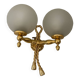 Gold wall light