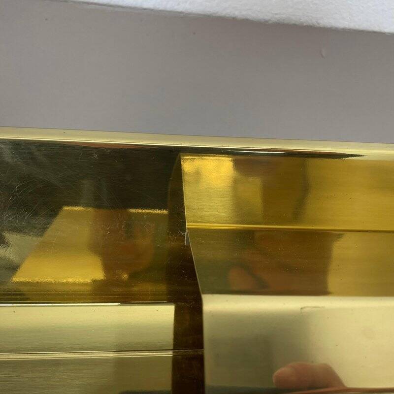 Grande applique en laiton par Vereinigte Werkstätten, 1980