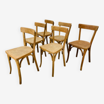 6 chaises bistrot Baumann
