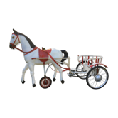 Sulky pedal horse
